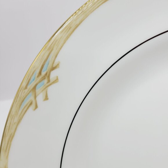 Lenox British Colonial Collection Bamboo Dinner Plate 11.25" Porcelain Made USA - Picture 3 of 6